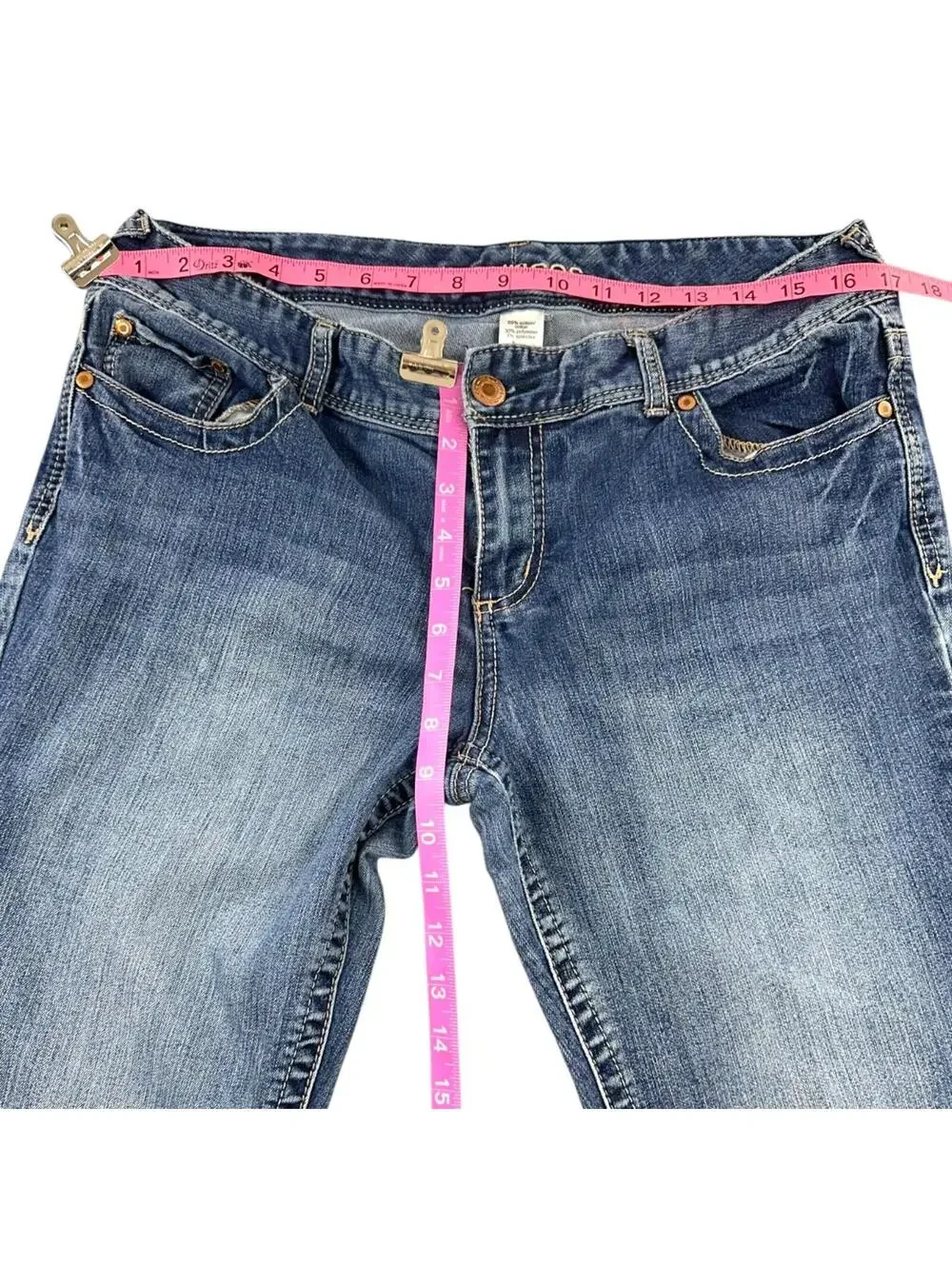 Maurices Medium‎ Wash Embroidered Bootcut Jeans